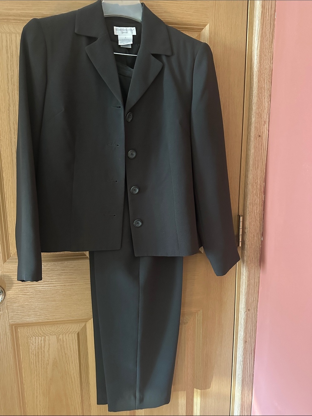 Worthington olive Women's Two-Piece Blazer and Pants Set